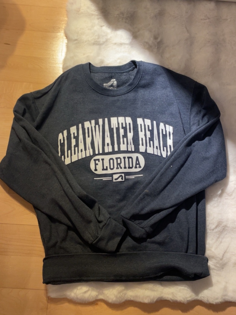 Clearwater Beach Florida Women Crewneck Sweatshirt - Charcoal